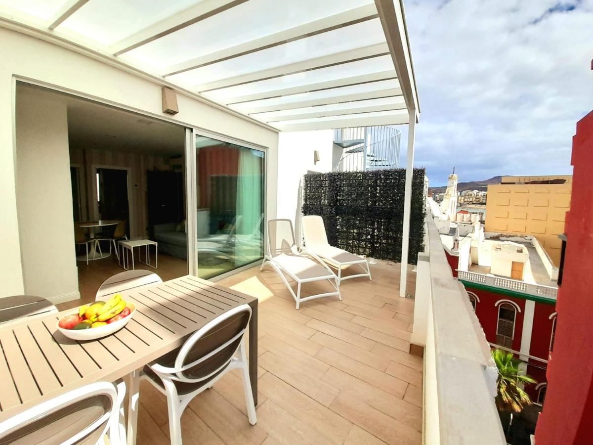 Malibu Canteras Atico 22 Con Terraza - Penthouse With Terrace (Adults Only) Las Palmas de Gran Canaria Ngoại thất bức ảnh
